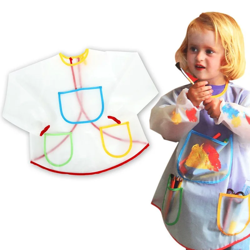 DIY Antifouling Cute Waterproof Painting Apron Long-sleeved Anti-dressing Children Kids Smock Apron for Painting
DIY Antifouling Cute Waterproof Painting Apron Long-sleeved Anti-dressing Children Kids Smock Apron for Painting