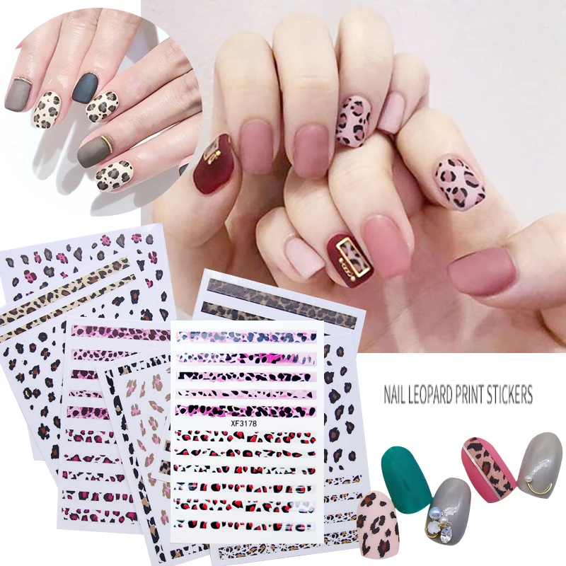 Cute Leopard Nail Stickers Self Adhesive Decoration Decals Tips Manicure Tiger Nail Art Decals Leopard Print Stickers For Girls
Cute Leopard Nail Stickers Self Adhesive Decoration Decals Tips Manicure Tiger Nail Art Decals Leopard Print Stickers For Girls