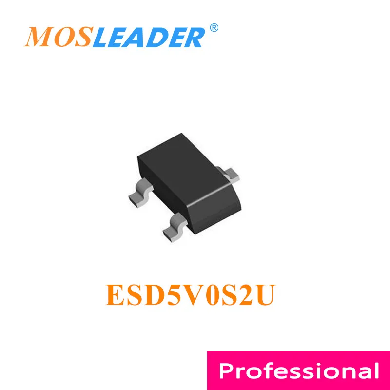 Mosleader ESD5V0S2U SOT23 3000PCS ESD5V0S2U-06 E6327 ESD защита, сделано в Китае высокое качество
Mosleader ESD5V0S2U SOT23 3000PCS ESD5V0S2U-06 E6327 ESD защита, сделано в Китае высокое качество