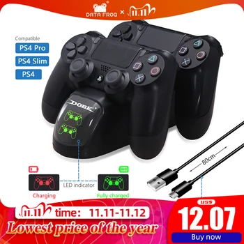 Data Frog PS4 Controller Joystick Handle Dual USB Charging Stand Fast Charging Dock Station for Playstation 4 PS4 Pro Slim Stand 
Data Frog PS4 Controller Joystick Handle Dual USB Charging Stand Fast Charging Dock Station for Playstation 4 PS4 Pro Slim Stand
