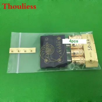 Thouliess 4pcs/lot Cardas SRCA Gold Male RCA connector rca plugs Audio Cable Connector
Thouliess 4pcs/lot Cardas SRCA Gold Male RCA connector rca plugs Audio Cable Connector