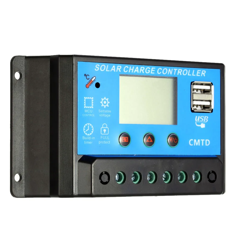Hot New 10A 12.6V LCD Regulador Solar Charge Controller PWM Charging Solar Regulator for Solar Panel Lithium Battery Lamp
Hot New 10A 12.6V LCD Regulador Solar Charge Controller PWM Charging Solar Regulator for Solar Panel Lithium Battery Lamp
