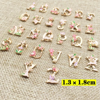 1pcs New Fashion A-Z Initial Alphabet Charms Enamel Flower Leaves Letter Pendant for Bracelet Choker Necklace DIY
1pcs New Fashion A-Z Initial Alphabet Charms Enamel Flower Leaves Letter Pendant for Bracelet Choker Necklace DIY