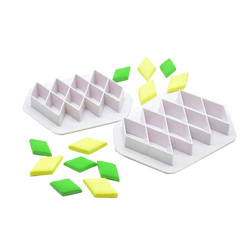 2Pcs Chocolates Cake Cookie Chocolate Decoration Plastic Mould Diamond Design Kitchen Baking Accessory Pastry Tools Printing
2Pcs Chocolates Cake Cookie Chocolate Decoration Plastic Mould Diamond Design Kitchen Baking Accessory Pastry Tools Printing