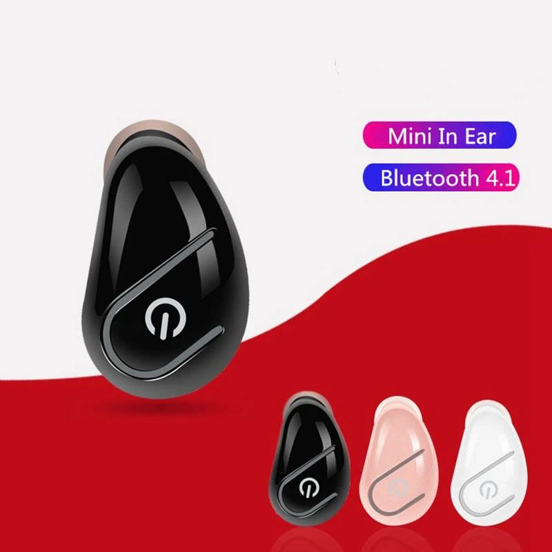 Фото CHYI Мини Bluetooth наушники спортивные беспроводные в ухо портативные маленькие