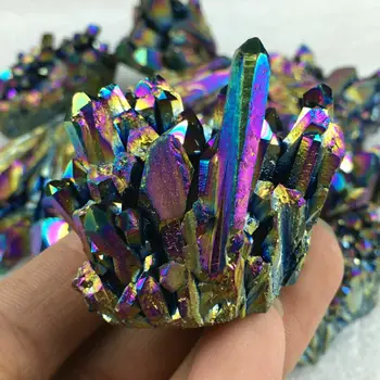 2020 New 1pcs Top Natural Quartz Crystal Rainbow Titanium Cluster Mineral Specimen Healing Natural Crystal Stone Pillar
2020 New 1pcs Top Natural Quartz Crystal Rainbow Titanium Cluster Mineral Specimen Healing Natural Crystal Stone Pillar