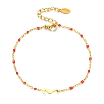 ZMZY Tender Cute Women's Rainbow Bracelet Seahorse Pulsera Chain Bracelets for Women Jewelry Enamel Beads Handmade Gift
ZMZY Tender Cute Women's Rainbow Bracelet Seahorse Pulsera Chain Bracelets for Women Jewelry Enamel Beads Handmade Gift