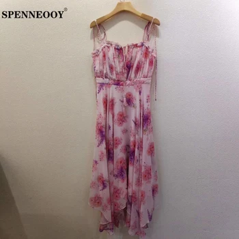 SPENNEOOY Designer Custom Runway Female Summer Spaghetti Strap Midi Dress Backless Draped Floral Print Women Boho Silk Dresses
SPENNEOOY Designer Custom Runway Female Summer Spaghetti Strap Midi Dress Backless Draped Floral Print Women Boho Silk Dresses