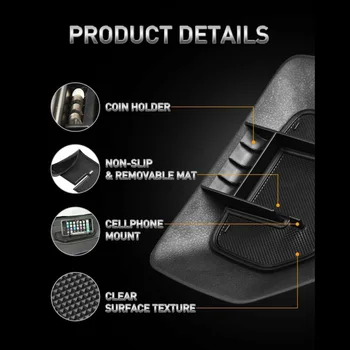 Car Accessories Storage Box Black 12.7 inches X 8.18 inches Interior Dashboard Center
Car Accessories Storage Box Black 12.7 inches X 8.18 inches Interior Dashboard Center