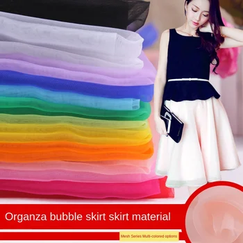 Sewing Accessories High-Grade Encryption Organza Fabric wu guang sha wang sha qun Yarn Wedding Dress with a Cloth roupas
Sewing Accessories High-Grade Encryption Organza Fabric wu guang sha wang sha qun Yarn Wedding Dress with a Cloth roupas