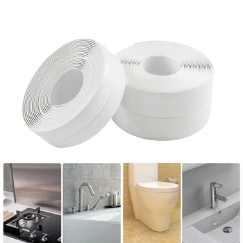 3.2m Bathroom Kitchen Shower water proof mould proof tape Sink Bath Sealing Strip Tape Self adhesive Waterproof adhesive plaster
3.2m Bathroom Kitchen Shower water proof mould proof tape Sink Bath Sealing Strip Tape Self adhesive Waterproof adhesive plaster