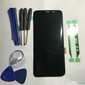 Original For Samsung Galaxy S8 PLUS G950 g955 g950f g955f Burn-in Shadow lcd display with touch screen Digitizer Super AMOLED