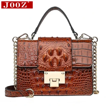 JOOZ Messenger Bag for women Luxury Designer Crocodile pattern Ladies Shoulder Bag Flap Clutch Purse PU Leather square Chain bag 
JOOZ Messenger Bag for women Luxury Designer Crocodile pattern Ladies Shoulder Bag Flap Clutch Purse PU Leather square Chain bag