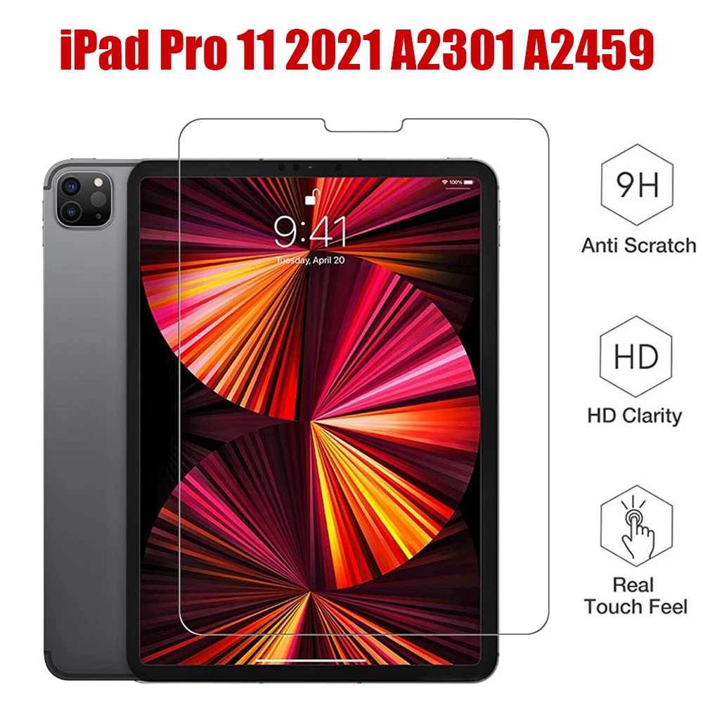 

Scratch Proof Tempered Glass Screen Protector For iPad Pro 11 inch 3rd Gen 2021 New iPad Pro 11 2021 Glass A2301 A2459 A2460