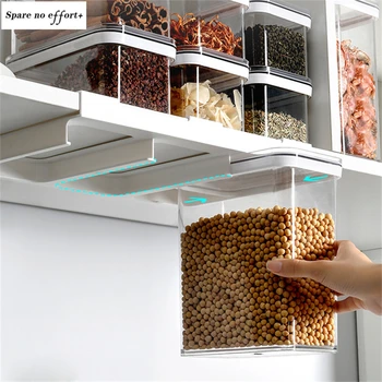 Grains Storage Box with Shelf Wall Mounted Container Plastic Storage Container for Coffee Grains Cereals Kitchen Accessories
Grains Storage Box with Shelf Wall Mounted Container Plastic Storage Container for Coffee Grains Cereals Kitchen Accessories