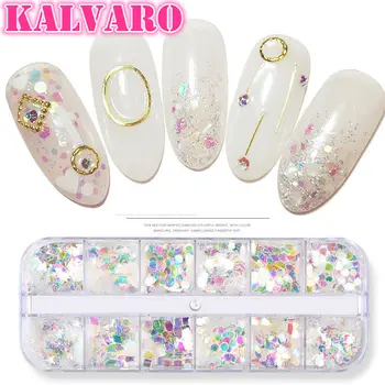 1 Box AB Colorful Flakes Nails Tip Sequins Ultra Thin Star Flower Triangle Moon Slider for Flakes Glitter Nail Art Decor UV Gel
1 Box AB Colorful Flakes Nails Tip Sequins Ultra Thin Star Flower Triangle Moon Slider for Flakes Glitter Nail Art Decor UV Gel