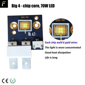 (4-Chip SMD)70w LED Integrates Stage Light Source Optical Fiber&Medical Machine Special LED Light DIY DLP Projector LED 8000k
(4-Chip SMD)70w LED Integrates Stage Light Source Optical Fiber&Medical Machine Special LED Light DIY DLP Projector LED 8000k
