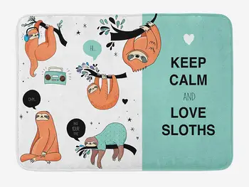Animal Doormat Lazy Sleepy Bear Tribe of Australian Sloths with 'Keep Calm' Quote Cartoon Priint Home Decor Door Floor Mat Rugs
Animal Doormat Lazy Sleepy Bear Tribe of Australian Sloths with 'Keep Calm' Quote Cartoon Priint Home Decor Door Floor Mat Rugs