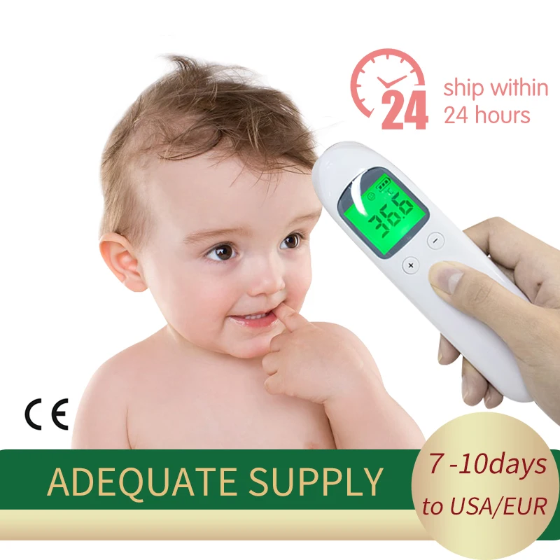Baby Forehead Ear Infrared Thermometer Fast Accurate Measurement Digital LCD Non-contact Thermometer drop shipping 7days to USA
Baby Forehead Ear Infrared Thermometer Fast Accurate Measurement Digital LCD Non-contact Thermometer drop shipping 7days to USA