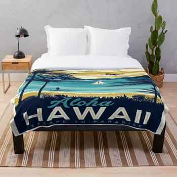 Vintage poster Hawaii Blanket Wool Flannel Plush Blanket Bedspread For office Sherpa Blanket Couch Quilt Cover Travel
Vintage poster Hawaii Blanket Wool Flannel Plush Blanket Bedspread For office Sherpa Blanket Couch Quilt Cover Travel