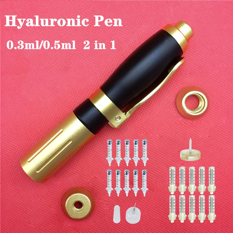 2 IN 1 Hyaluronic Pen 0.3ml and 0.5ml hyaluronique Acid Pen For Filler lip fillerlip Anti Wrinkle face lifting
2 IN 1 Hyaluronic Pen 0.3ml and 0.5ml hyaluronique Acid Pen For Filler lip fillerlip Anti Wrinkle face lifting
