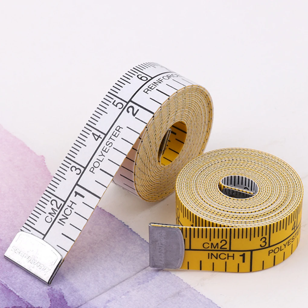 1.5m Double Scale Soft Tape Measure Flexible Ruler Weight Loss Body Sewing Tailor Cloth Ruler Sewing Accessories
1.5m Double Scale Soft Tape Measure Flexible Ruler Weight Loss Body Sewing Tailor Cloth Ruler Sewing Accessories