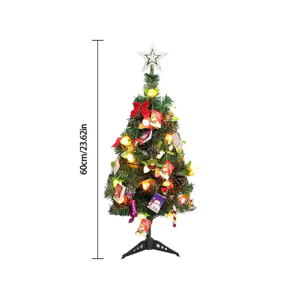 desktop pvc home pendant children plastic tree gift new year