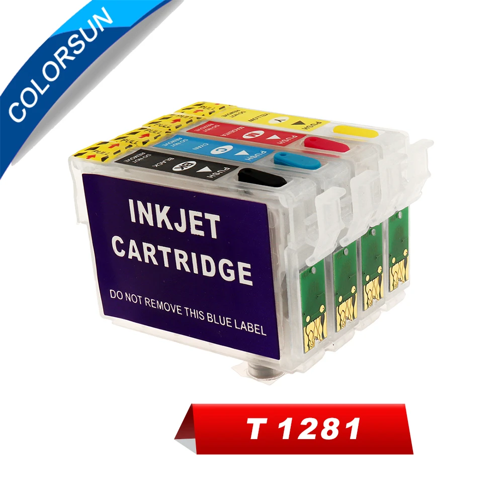 Colorsun T1281 Refillable Ink Cartridge For Epson S22 SX125 SX130 SX235W SX420W SX440W SX430W SX425W printer ink cartridge
Colorsun T1281 Refillable Ink Cartridge For Epson S22 SX125 SX130 SX235W SX420W SX440W SX430W SX425W printer ink cartridge