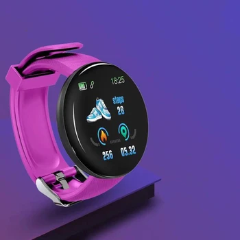 D18 Smart Watch Round Heart Rate Smart Watches Monitor Blood Tracker Android Watch Pressure Waterproof Bluetooth Men Fitness
D18 Smart Watch Round Heart Rate Smart Watches Monitor Blood Tracker Android Watch Pressure Waterproof Bluetooth Men Fitness