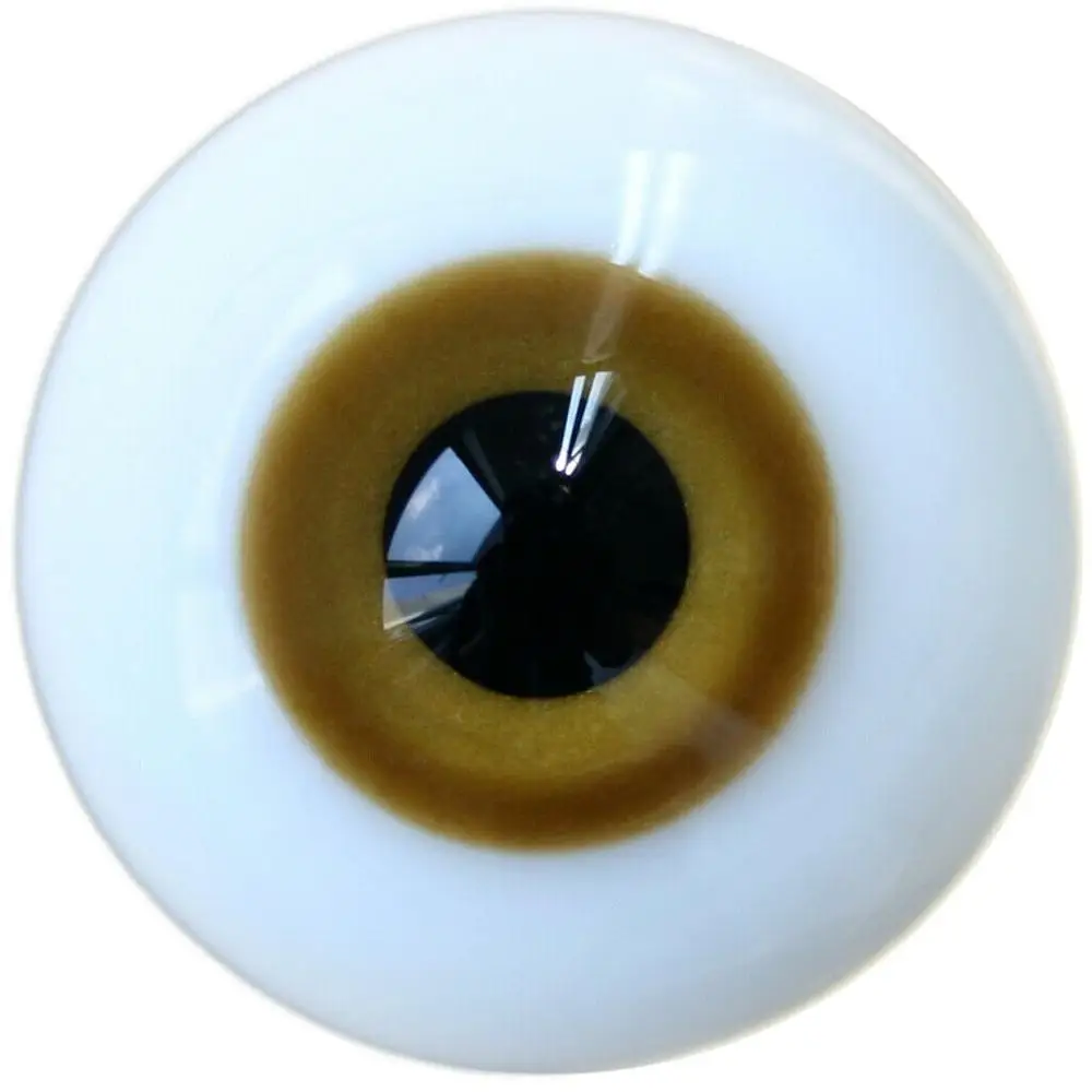 

[wamami] 6mm 8mm 10mm 12mm 14mm 16mm 18mm 20mm 22mm 24mm Yellow Glass Eyes Eyeball BJD Doll Dollfie Reborn Making Crafts