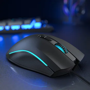 Wired Mouse 6 Adjustable DPI 7 Key Macro Programming RGB Light Office PC Game Mice JHP-Best
Wired Mouse 6 Adjustable DPI 7 Key Macro Programming RGB Light Office PC Game Mice JHP-Best