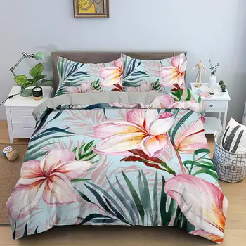 3D Leaves Pattern Bedding Set Duvet Cover Pillowcases for Home Bedroom Luxury Bed 2/3pcs Home Textile Comfortable Fabric
3D Leaves Pattern Bedding Set Duvet Cover Pillowcases for Home Bedroom Luxury Bed 2/3pcs Home Textile Comfortable Fabric