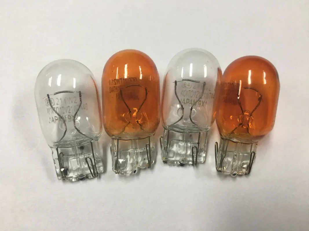 2pcs T20 7440 Signal Single Pin W21/5W 3800K Halogen Bulb Clear Glass Daytime Running Light Turn Stop Brake Tail Bulb DRL Bulbs
2pcs T20 7440 Signal Single Pin W21/5W 3800K Halogen Bulb Clear Glass Daytime Running Light Turn Stop Brake Tail Bulb DRL Bulbs