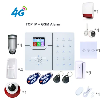 DIY For Encarni 4G Spanish Text Menu Voice Alarm RJ45 TCP IP Alarm 4G GSM Smart Home Security Alarm System
DIY For Encarni 4G Spanish Text Menu Voice Alarm RJ45 TCP IP Alarm 4G GSM Smart Home Security Alarm System