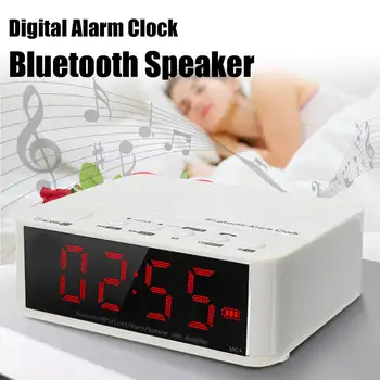 Portable LED Display Alarm Clock bluetooth Speaker FM Radio MP3 Player Digital Snooze Table Clock With Voice Broadcast Function
Portable LED Display Alarm Clock bluetooth Speaker FM Radio MP3 Player Digital Snooze Table Clock With Voice Broadcast Function
