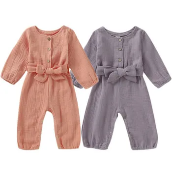 Pudcoco Fast Shipping 0-24M Newborn Baby Girl Autumn Clothes Cotton Linen Romper Solid Cotton Soft Jumpsuit Girl Autumn Outfits
Pudcoco Fast Shipping 0-24M Newborn Baby Girl Autumn Clothes Cotton Linen Romper Solid Cotton Soft Jumpsuit Girl Autumn Outfits