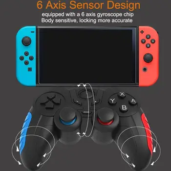 Wireless Bluetooth Game Remote Controller Joystick 6-axis Gyroscope Game Console Gamepad for Switch Pro for Switch Lite
Wireless Bluetooth Game Remote Controller Joystick 6-axis Gyroscope Game Console Gamepad for Switch Pro for Switch Lite