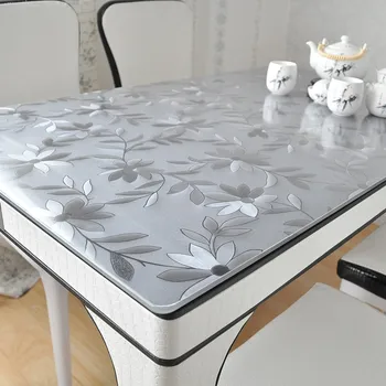 Transparent Pvc Waterproof Tablecloth Table Cover Customizable Soft Glass Tablecloth rectangular Kitchen Table Oil Proof Mat
Transparent Pvc Waterproof Tablecloth Table Cover Customizable Soft Glass Tablecloth rectangular Kitchen Table Oil Proof Mat