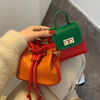 Contrast color Mini square Tote bag 2020 Fashion New High quality Leather Women's Designer Handbag Chain Shoulder Messenger Bag
Contrast color Mini square Tote bag 2020 Fashion New High quality Leather Women's Designer Handbag Chain Shoulder Messenger Bag