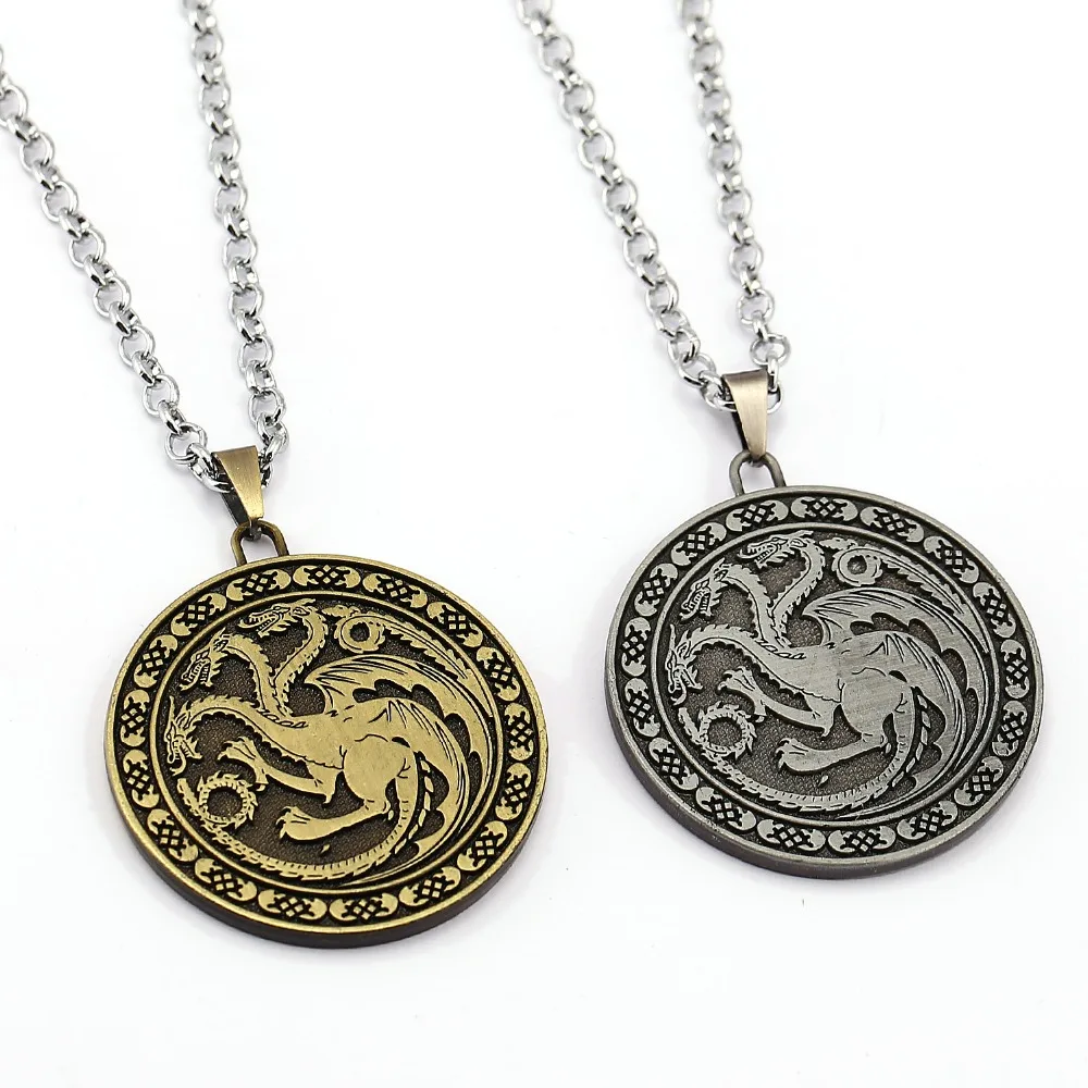 CWFDY Game of Throne Necklace Song of Ice and Fire Pendant Man Women Stainless Steel Link Chains Necklaces Men Jewelry Wholesale
CWFDY Game of Throne Necklace Song of Ice and Fire Pendant Man Women Stainless Steel Link Chains Necklaces Men Jewelry Wholesale