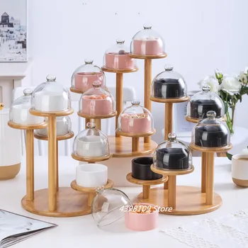 Ceramic fruit plate platter dessert table display stand glass cover dried fruit plate snack plate cake baking dessert bowl
Ceramic fruit plate platter dessert table display stand glass cover dried fruit plate snack plate cake baking dessert bowl