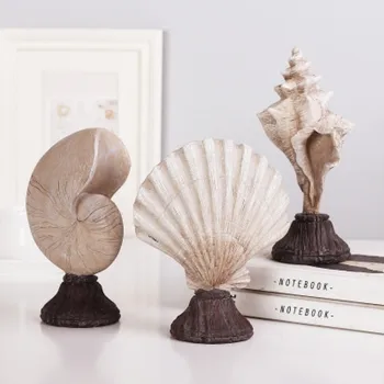 Mediterranean Style Resin Starfish Conch Crafts Home Decor Sculpture Marine Wine Cabinet Creative Seashell Statue A1873
Mediterranean Style Resin Starfish Conch Crafts Home Decor Sculpture Marine Wine Cabinet Creative Seashell Statue A1873