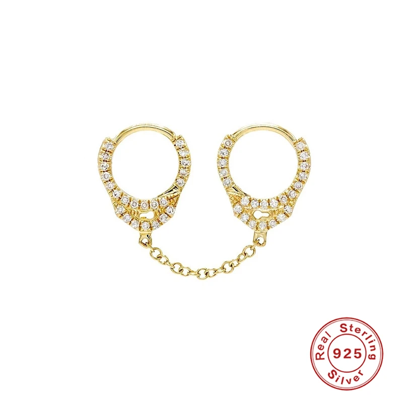 Aide 925 Sterling Silver Earring European And American Ear Clip Earring Chain Fine Jewelry Earcuff for Woman Girls Faux Piercing
Aide 925 Sterling Silver Earring European And American Ear Clip Earring Chain Fine Jewelry Earcuff for Woman Girls Faux Piercing
