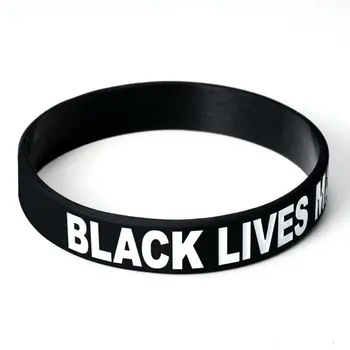 Black Lives Matter Soft Silicone Motivational Bracelet Inspirational With Trendy Sports Bracelet Accessories
Black Lives Matter Soft Silicone Motivational Bracelet Inspirational With Trendy Sports Bracelet Accessories