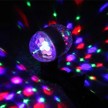 Rotating Crystal Magic Ball LED Stage Light Bulb E27 6W RGB Colorful Rotate Disco Party Effect Lamp Christmas Decoration
Rotating Crystal Magic Ball LED Stage Light Bulb E27 6W RGB Colorful Rotate Disco Party Effect Lamp Christmas Decoration