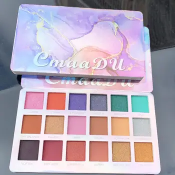 CmaaDu Makeup Eyeshadow Pallete Makeup Brushes 18 Color Shimmer Pigmented Eye Shadow Palette Make Up Palette Cosmetics
CmaaDu Makeup Eyeshadow Pallete Makeup Brushes 18 Color Shimmer Pigmented Eye Shadow Palette Make Up Palette Cosmetics