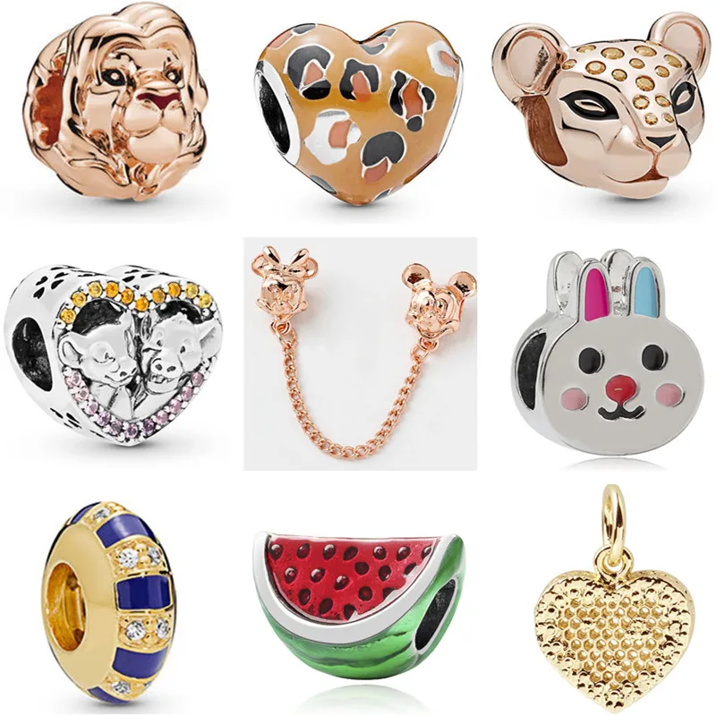 New Arrived Small Long Statement Lion Tiger Rabbit Robot Watermelon Charms Beads Fit Pandora Bracelets for Women Enamel DIY Gift 
New Arrived Small Long Statement Lion Tiger Rabbit Robot Watermelon Charms Beads Fit Pandora Bracelets for Women Enamel DIY Gift