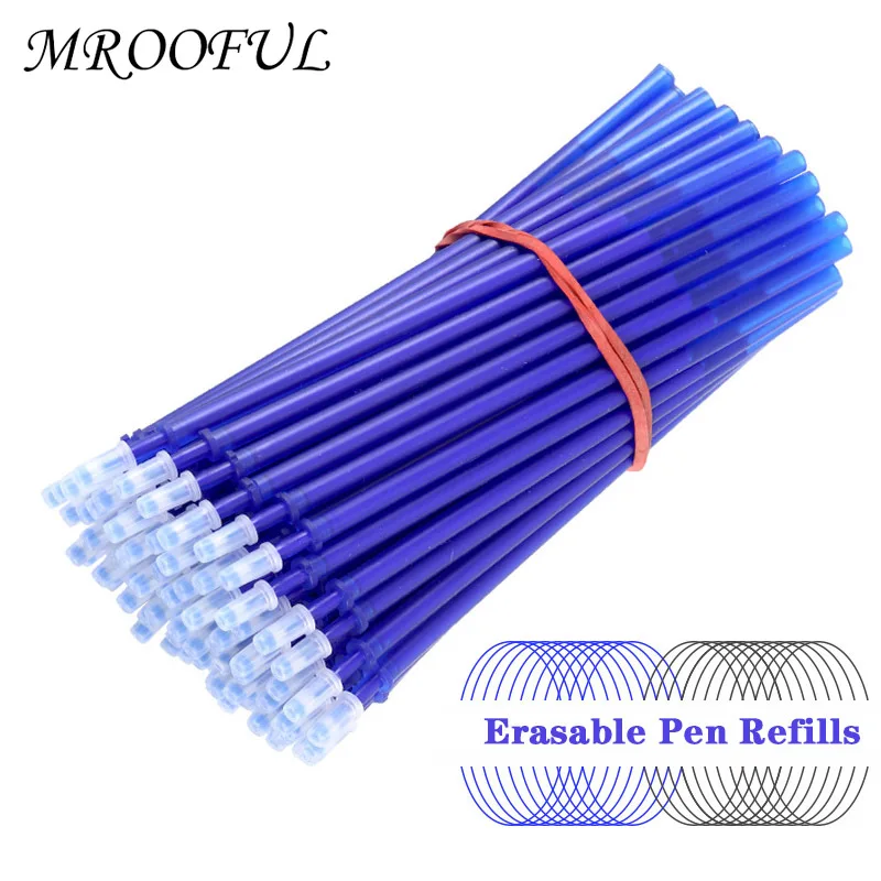 53/55 pcs/set Erasable Refill Rod Washable Handle Erasable Ballpoint Pen 0.5mm Blue Black Ink School Office Writing Stationery
53/55 pcs/set Erasable Refill Rod Washable Handle Erasable Ballpoint Pen 0.5mm Blue Black Ink School Office Writing Stationery