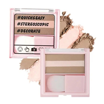 Wholesale 3D Three-Color Trimming Plate Nose Shadow Highlighter 3 Seconds Lazy Contourer Makeup For Women M3
Wholesale 3D Three-Color Trimming Plate Nose Shadow Highlighter 3 Seconds Lazy Contourer Makeup For Women M3
