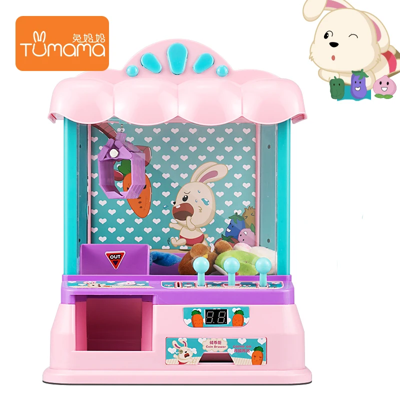 DIY Catch Doll Machine Manual Dual Mode Mini Claw Machine, Intelligent System with Music and Lighting, Children Toys For Gift
DIY Catch Doll Machine Manual Dual Mode Mini Claw Machine, Intelligent System with Music and Lighting, Children Toys For Gift